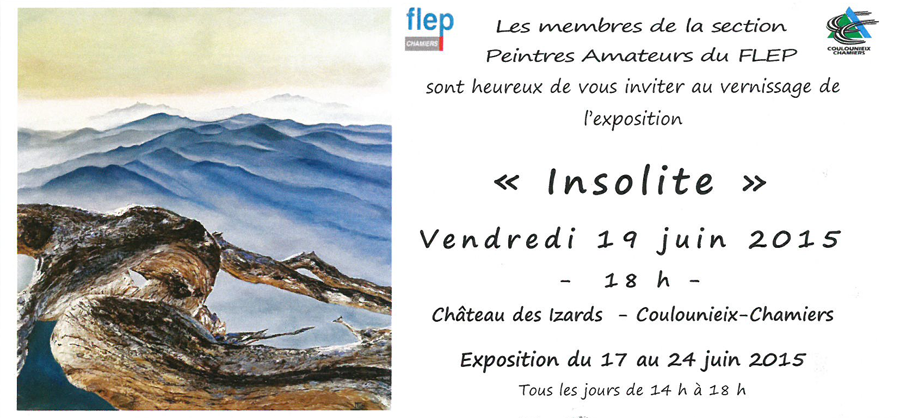invit expo FLEP Peintres amateurs