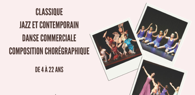 Affiche 2025 de l'école de danse