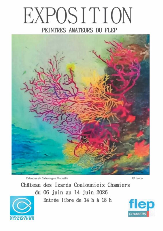 Affiche de l'exposition 2026 des peintres amateur du Flep